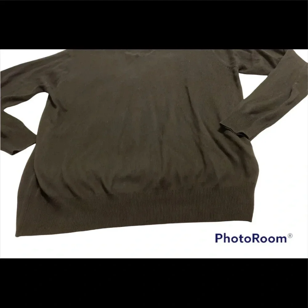 Peter Millar Silk Cashmere Blend V-Neck Sweater Sz XL